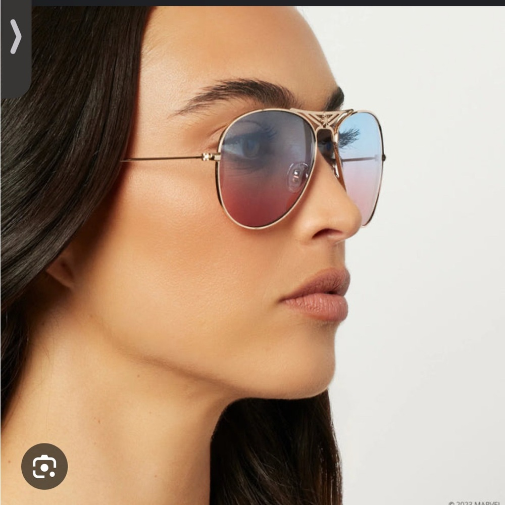 Captain Marvel x DIFF Sunglasses - Limited Edition. Excellent condition.